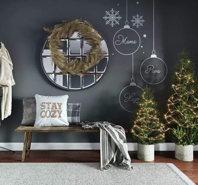 カスタムクリスマスつまらないステッカー - TENSTICKERS