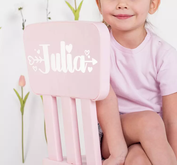 カスタムネームラブカスタムステッカー - TENSTICKERS