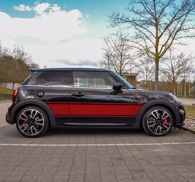 カスタムラリーカーのビニールステッカー - TENSTICKERS