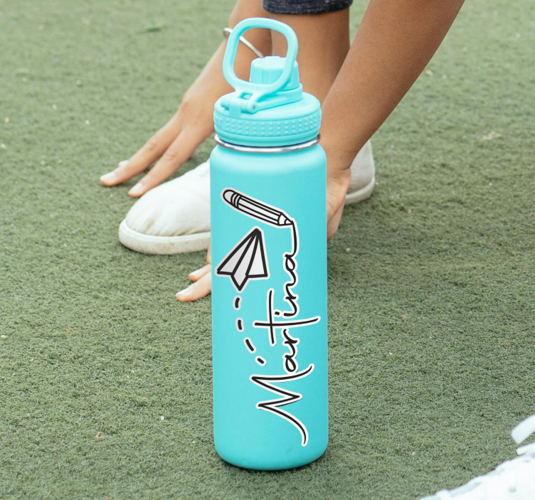 動物 シール ボトルネーム - TENSTICKERS