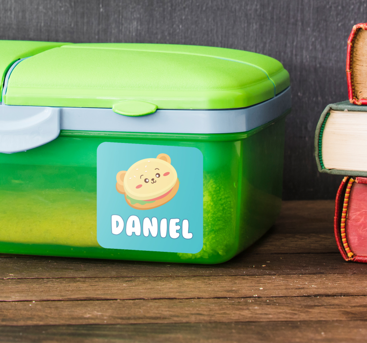 動物 シール タッパー名札 - TENSTICKERS