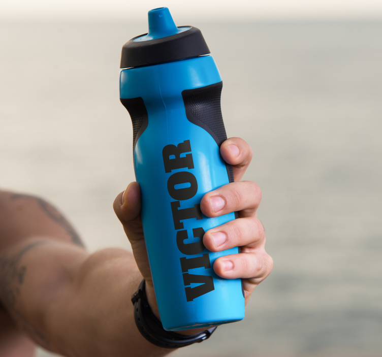 動物 シール 名前付きビドン - TENSTICKERS