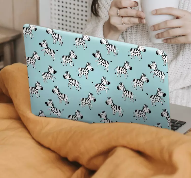 子供のラップトップスキンのためのかわいいシマウマ - TENSTICKERS