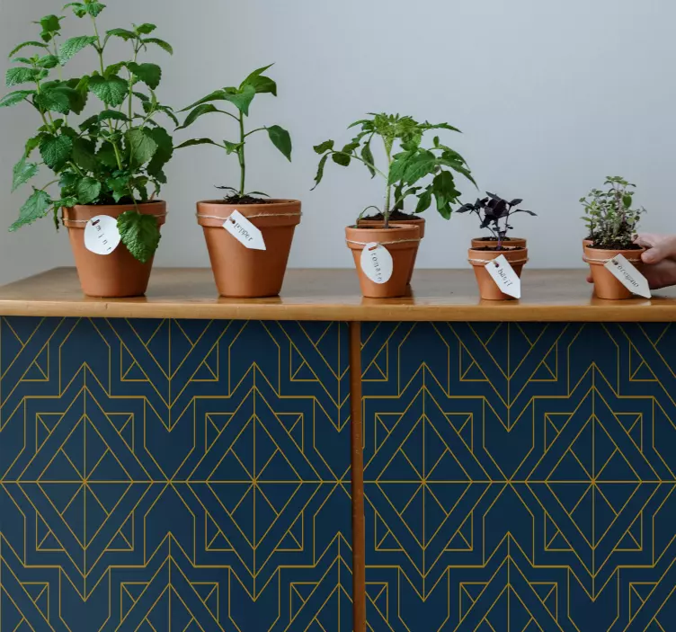 装飾壁ステッカー幾何学模様パネル - TENSTICKERS