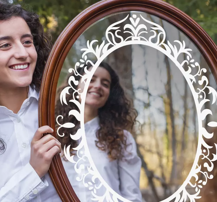 装飾ミラーエッジステッカー - TENSTICKERS