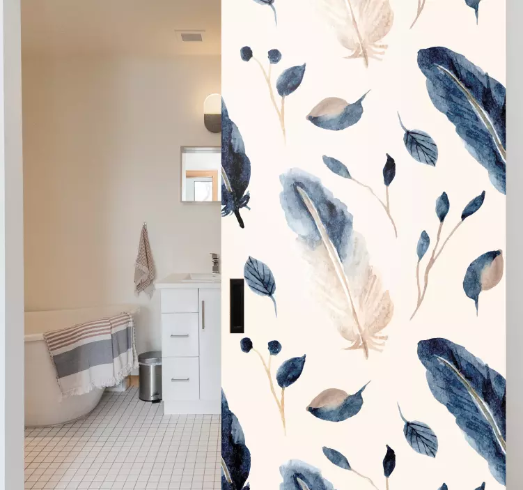 動物 シール エレガントな葉のパターン - TENSTICKERS