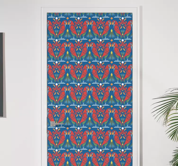 動物 シール 鮮やかな鳥のモチーフ - TENSTICKERS