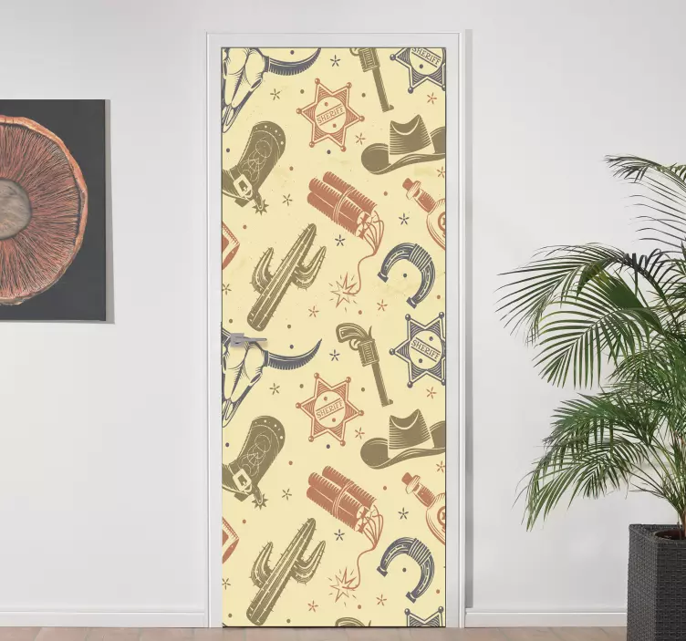 動物 シール 西部テーマの要素 - TENSTICKERS