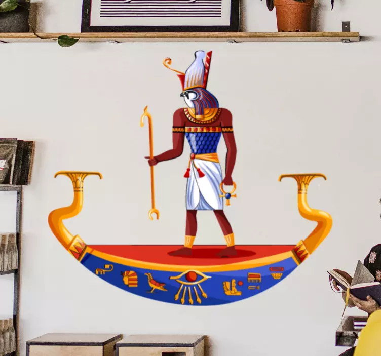 エジプトの神ホルス政治ステッカー - TENSTICKERS