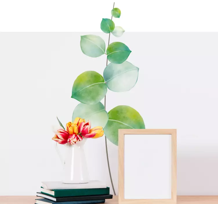 ユーカリイラストウォールステッカー - TENSTICKERS