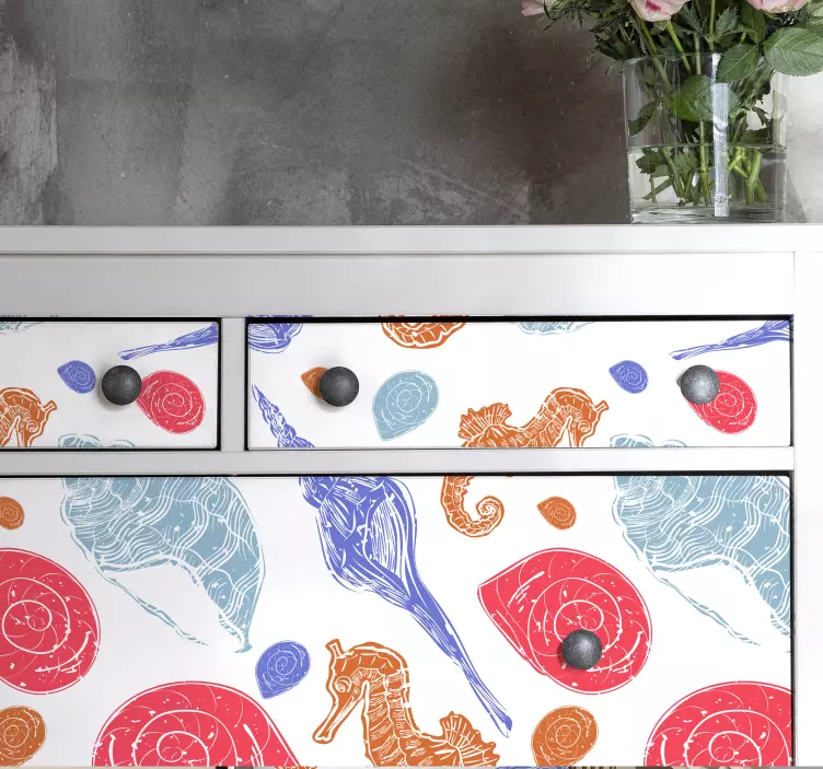 動物 シール カラフルな海の生き物 - TENSTICKERS