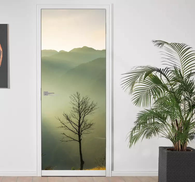 自然ドア用ビニールステッカー - TENSTICKERS