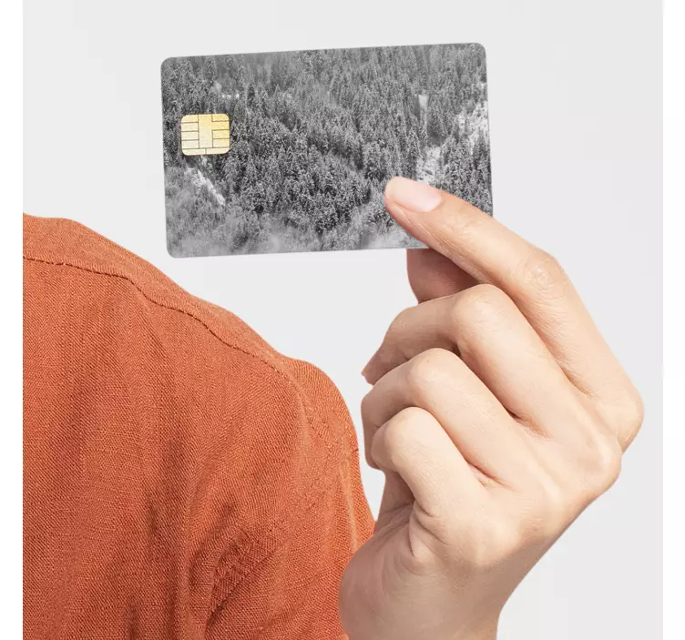 上記のクレジットカードステッカーからの森 - TENSTICKERS