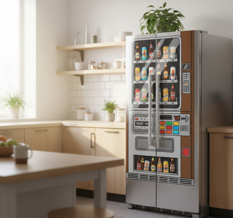 動物 シール ビール自動販売機 - TENSTICKERS