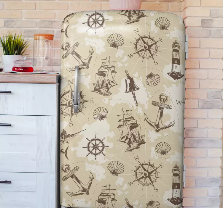 動物 シール 船のテーマのデザイン - TENSTICKERS