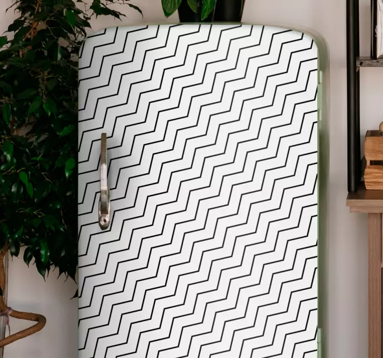 動物 シール ジグザグ模様の表面 - TENSTICKERS