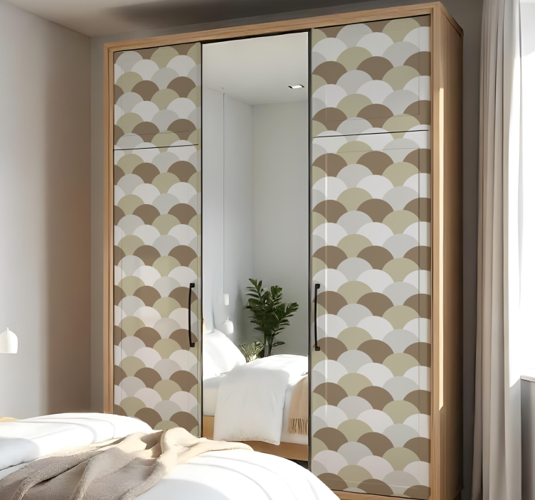 動物 シール 茶色の鱗 - TENSTICKERS