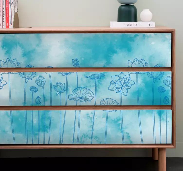 動物 シール エレガントな花のインスピレーション - TENSTICKERS