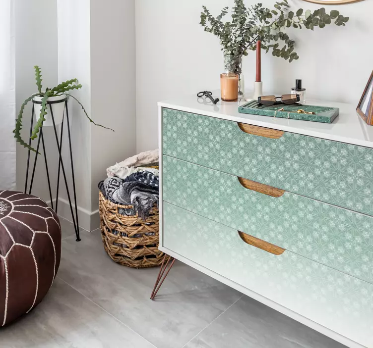 動物 シール フローラルフェードパターン - TENSTICKERS