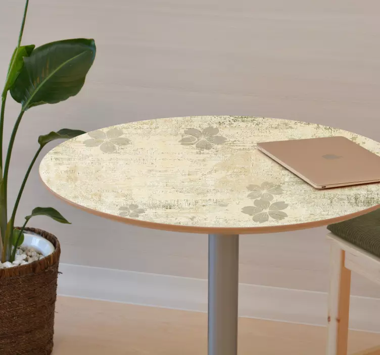 動物 シール 花柄オーバーレイ - TENSTICKERS