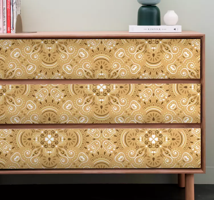 動物 シール 優雅な植物モチーフ - TENSTICKERS