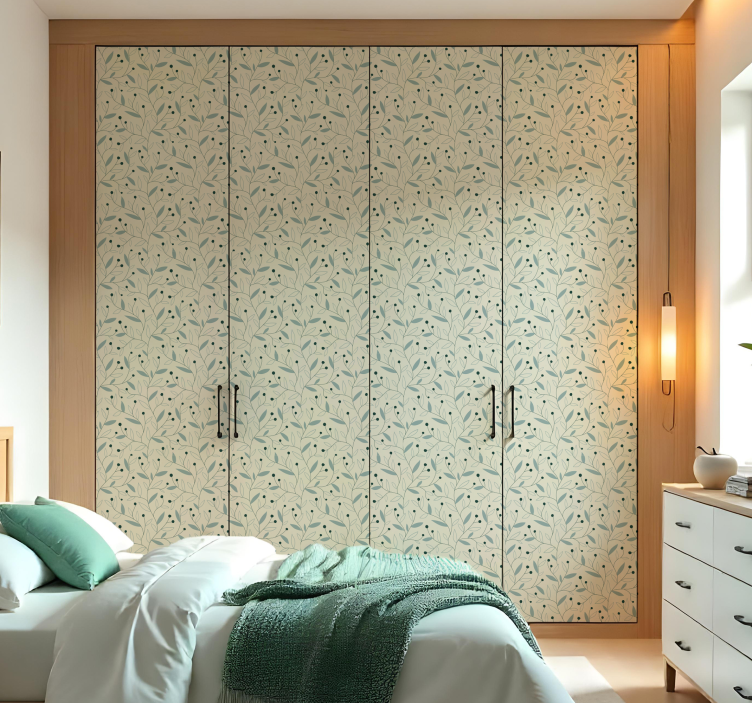 動物 シール ミニマリストブランチ - TENSTICKERS