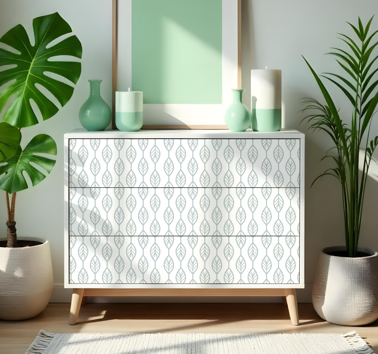 動物 シール 輪郭の葉 - TENSTICKERS