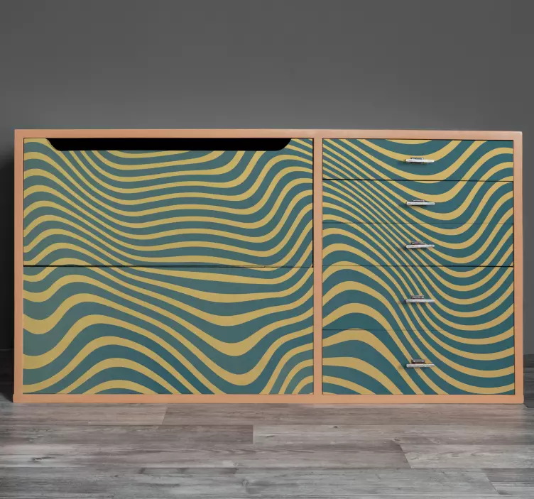 動物 シール 波状のパターン表面 - TENSTICKERS