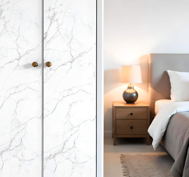 動物 シール 白い大理石 - TENSTICKERS