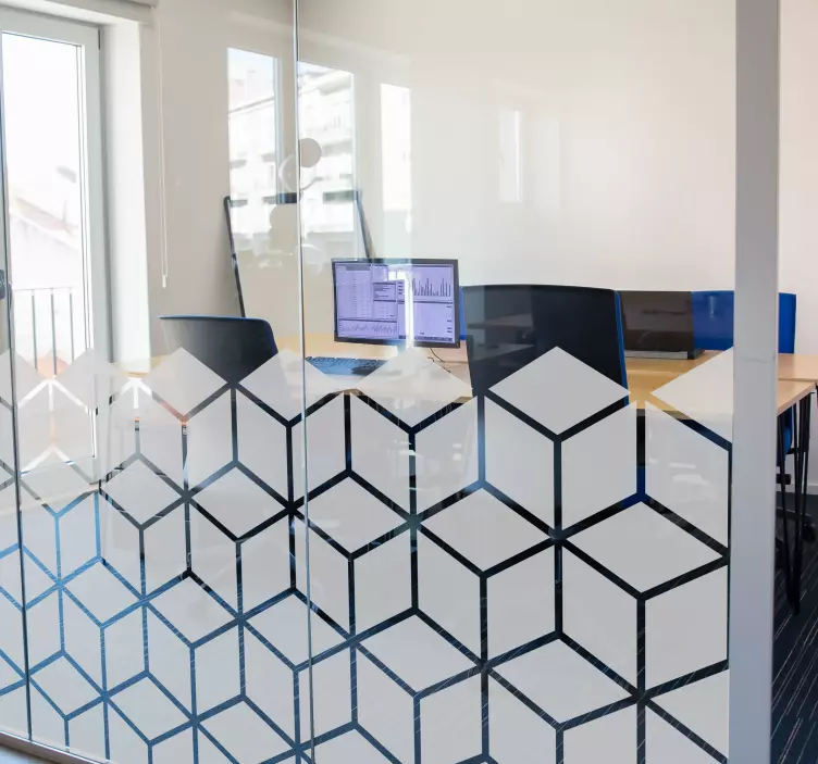 他の形の壁のステッカー 立方体 - TENSTICKERS