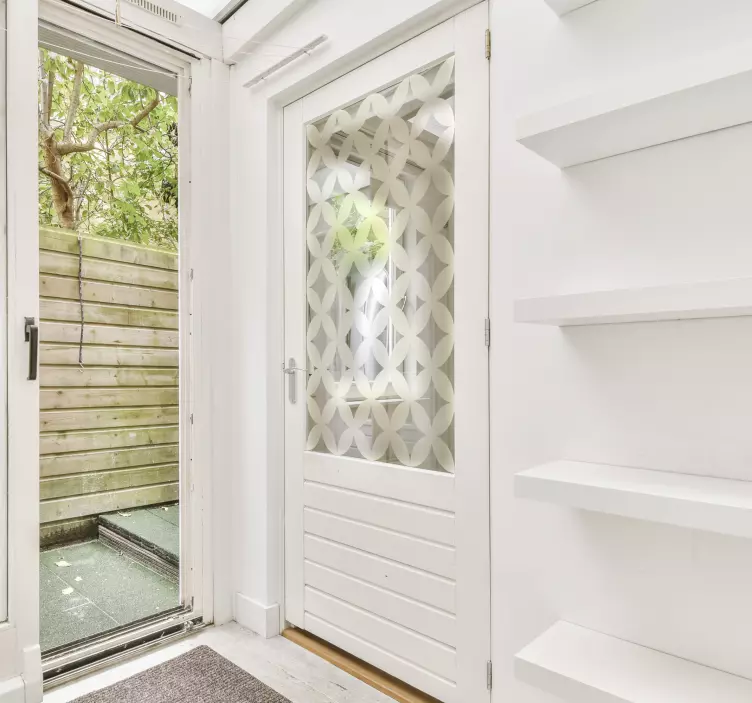 幾何学模様半透明ステッカー - TENSTICKERS