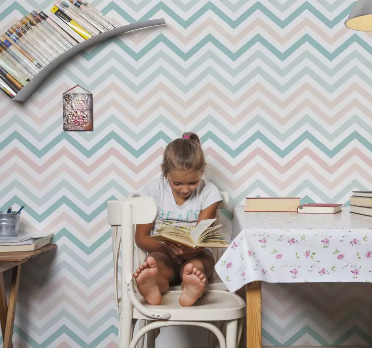 動物 シール チェブロンモチーフパターン - TENSTICKERS