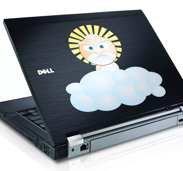 神のノートパソコンのステッカー - TENSTICKERS