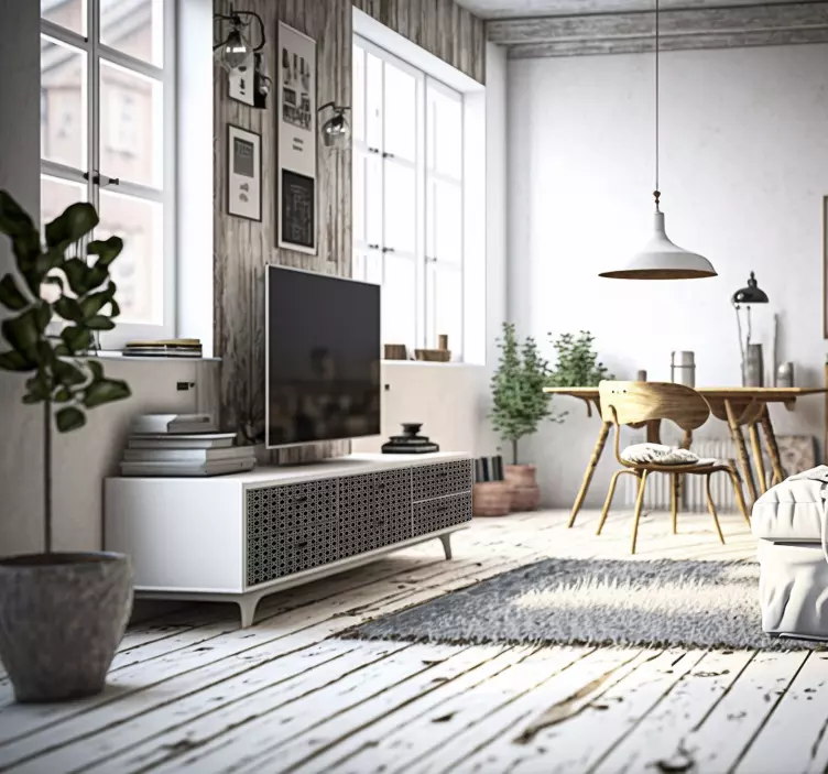 家具用グレー カナージュ デカール - TENSTICKERS