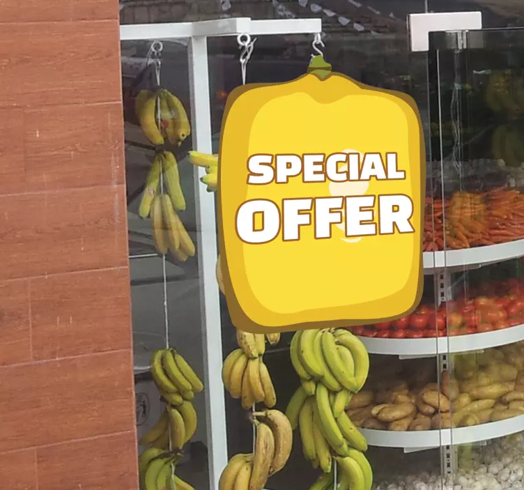 食料品プロモーションカスタマイズ可能なビニールステッカー - TENSTICKERS