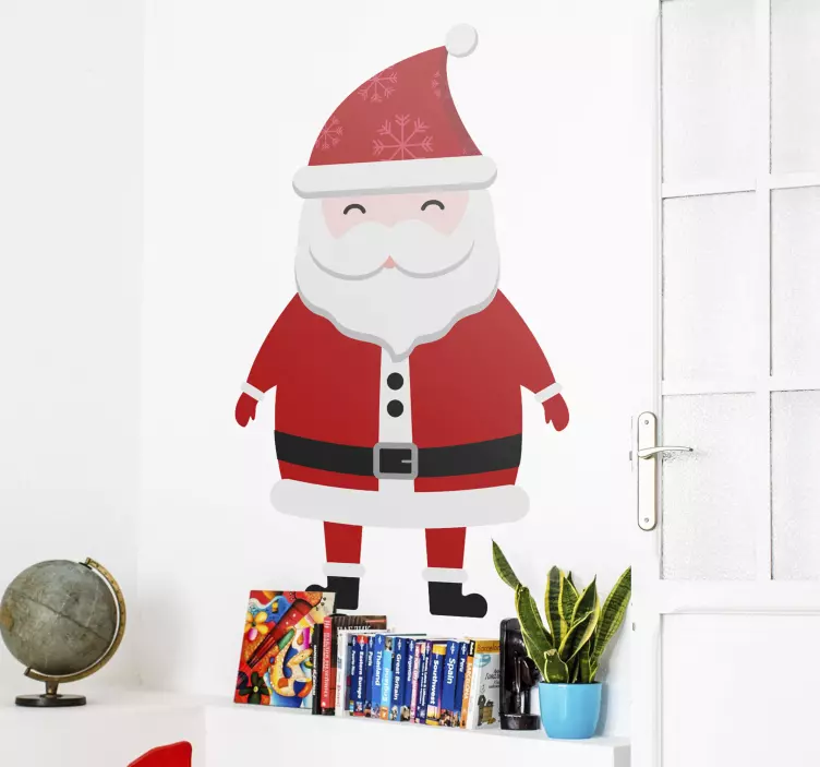 動物 シール 陽気なサンタのキャラクター - TENSTICKERS
