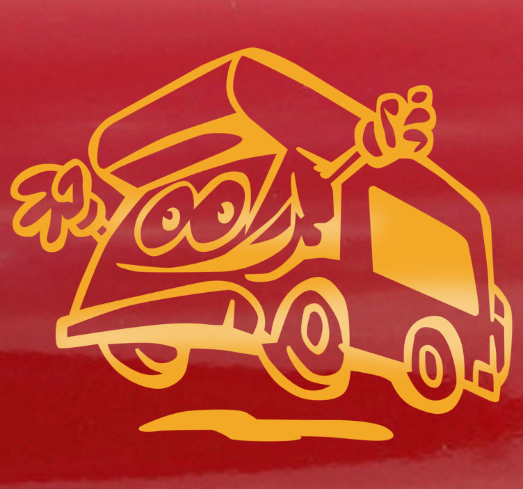 幸せキャラバンデコレーションデカール - TENSTICKERS