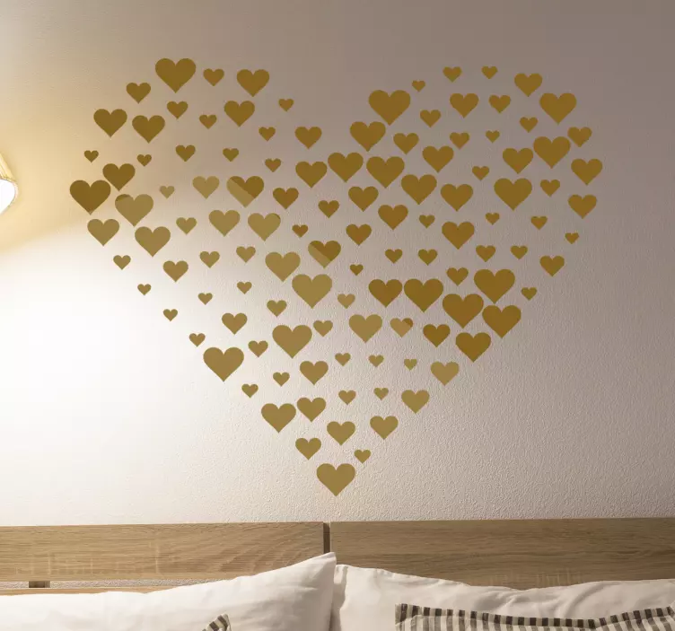 ハートオブハートラブデカール - TENSTICKERS