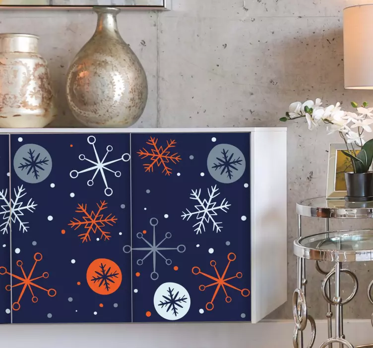 動物シール冬のパターンデザイン - TENSTICKERS