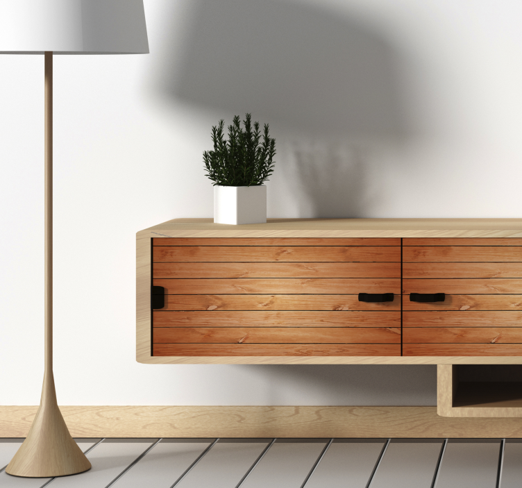 模造寄木細工の家具ステッカー - TENSTICKERS