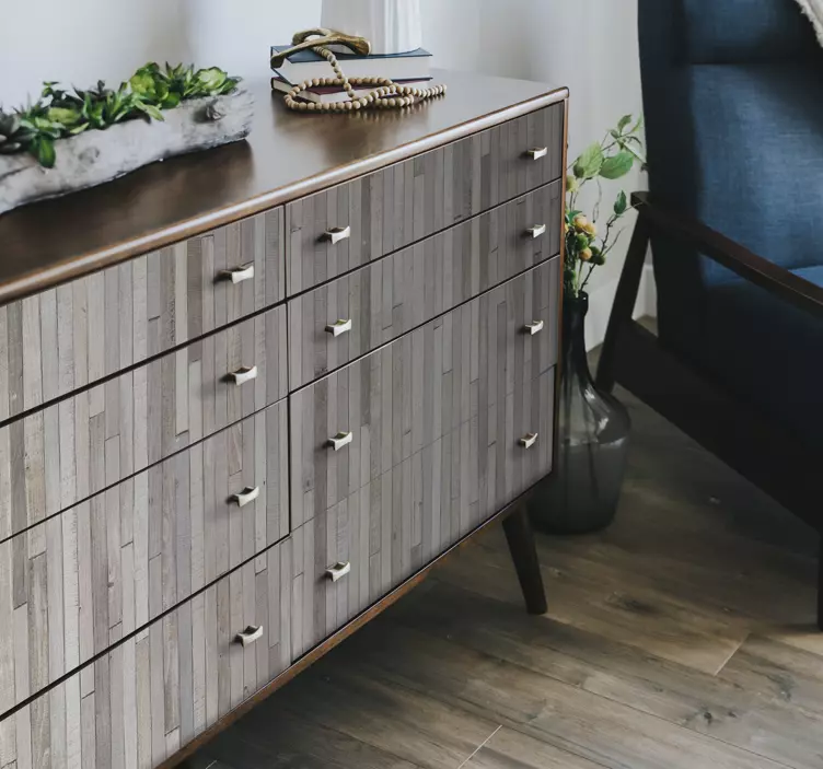 模造木製家具ステッカー - TENSTICKERS