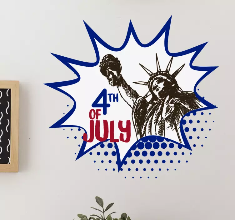 独立記念日ステッカー - TENSTICKERS