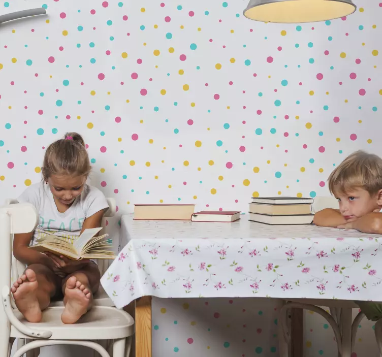 幼児のほくろ壁壁画ステッカー - TENSTICKERS