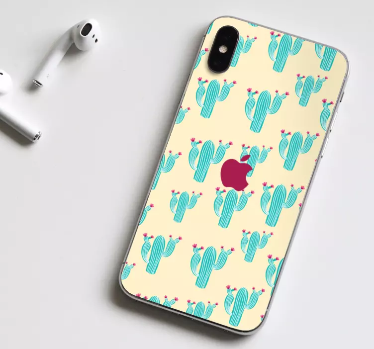 動物 シール サボテン模様 - TENSTICKERS