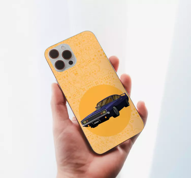 動物 シール パープルマッスルカー - TENSTICKERS