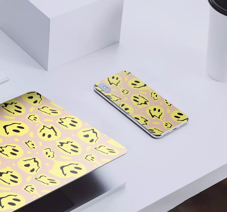 動物 シール 笑うおばけ柄 - TENSTICKERS