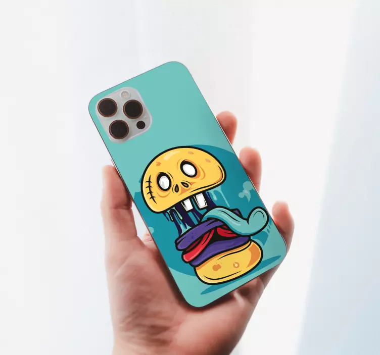 動物 シール 不気味な頭蓋骨のソーダ - TENSTICKERS