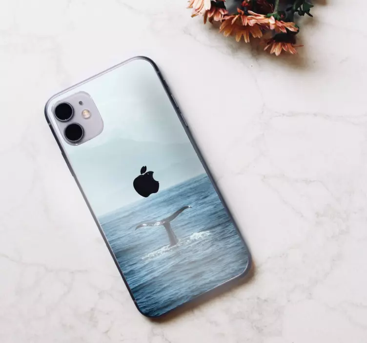 動物 シール クジラの尾が水しぶきを上げる - TENSTICKERS