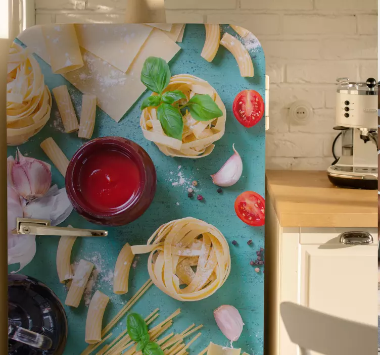 イタリア料理冷蔵庫ステッカー - TENSTICKERS