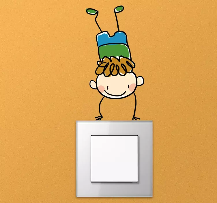 キッズピロエットライトスイッチステッカー - TENSTICKERS